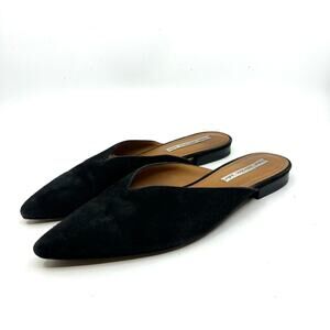 & Other Stories Black Suede Mules Women's 9.5 US